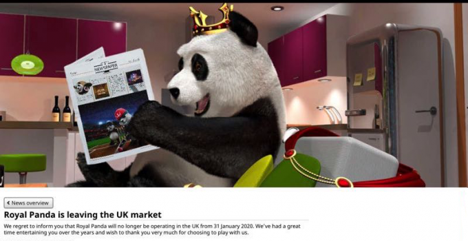 Royal Panda leaving the UK Market